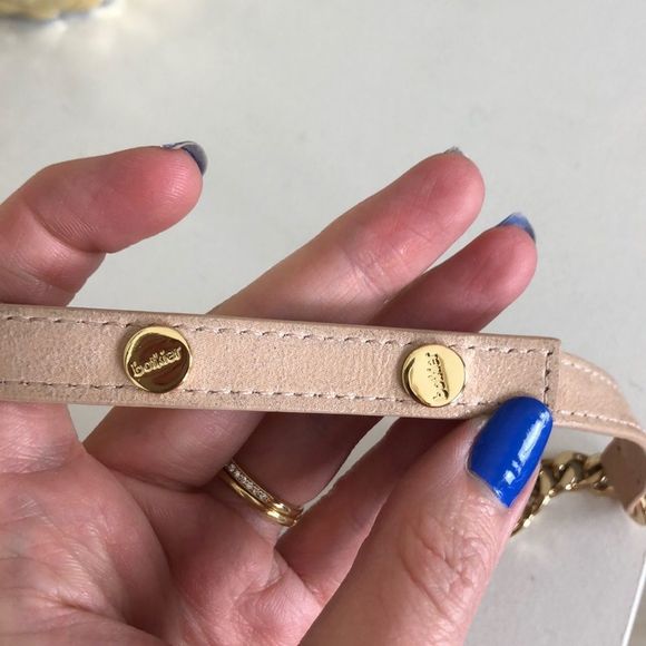 Botkier Blush and Gold Leather Crossbody Bag - Picture 5 of 9